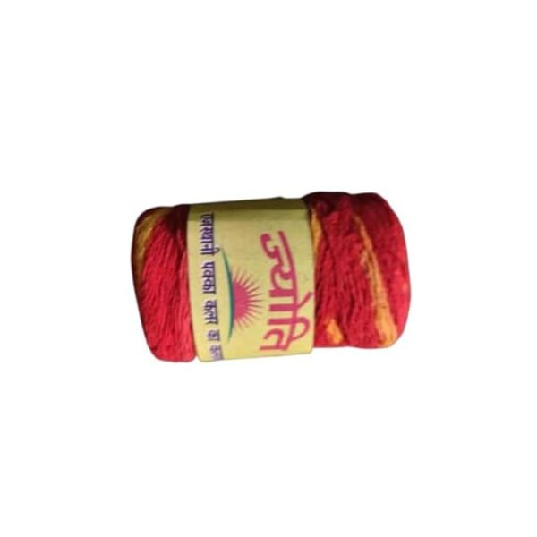 Sacred Red & Yellow Cotton Wrist Thread for Pooja Rituals