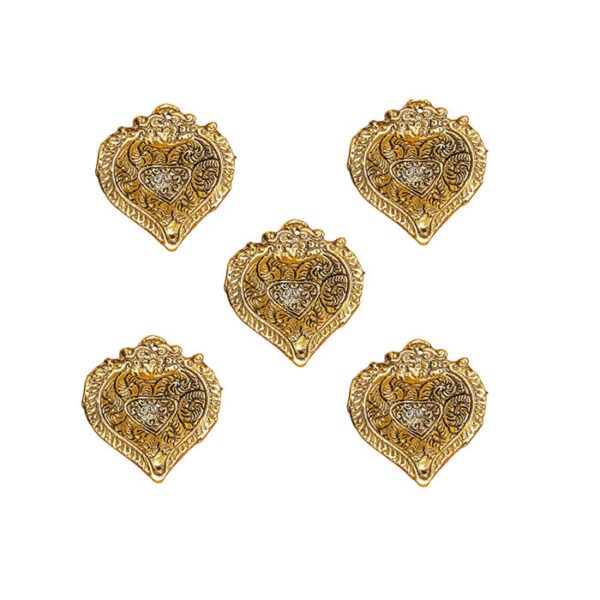 Metal Gold Oil Lamps for Diwali Decorations