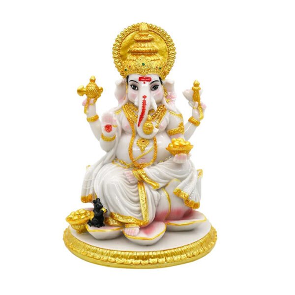 Hindu God Ganesh Chaturthi Figurine