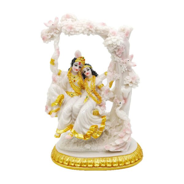 alikiki Indian God Radha Krishna Statue