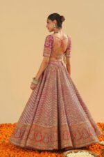 Anahira - Rani Hotpink Blouse With Lehenga And Dupatta - Image 7