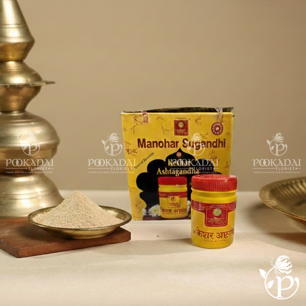 9_4f873fa7-efdf-4cc6-88b1-52817a7462a5.png Manohar Suganthi - Kesar Chandan Powder - 100grms - Image 1