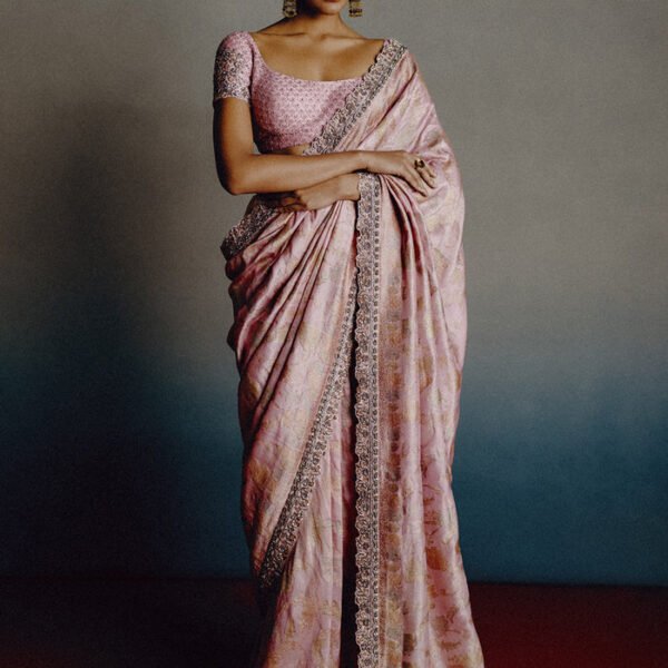 Rose Mist Saree