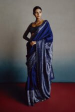 Noir Sapphire Saree - Image 3