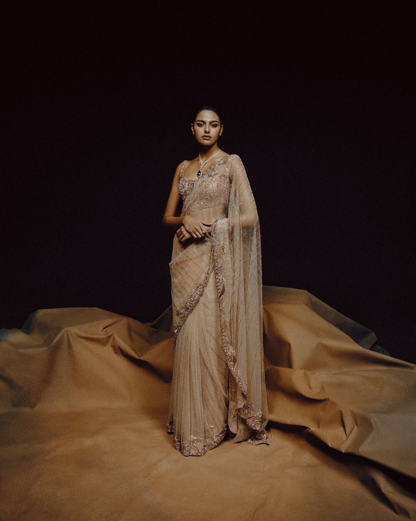 DJ-3963.jpg Seraphic Sheen Saree - Image 1