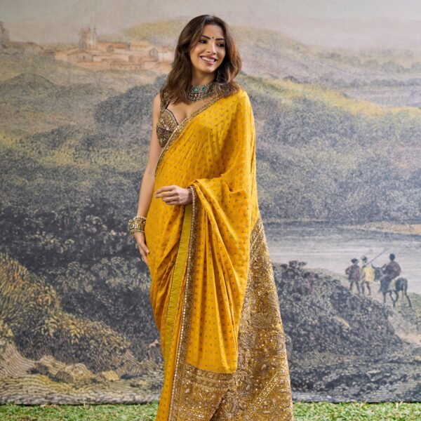 Pehr Crepe Saree Set