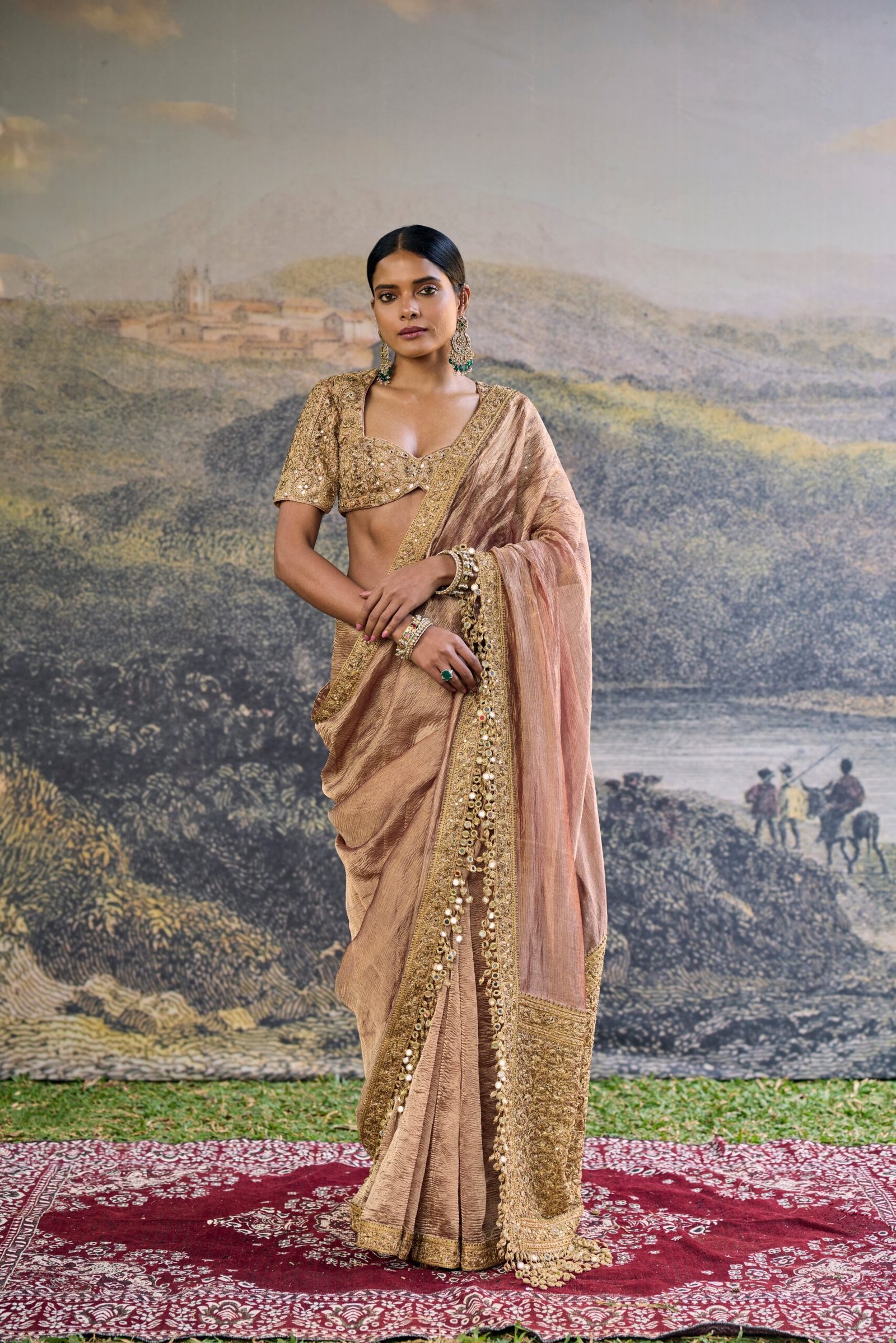 IT_28078.jpg Trinaya Saree Set - Image 1