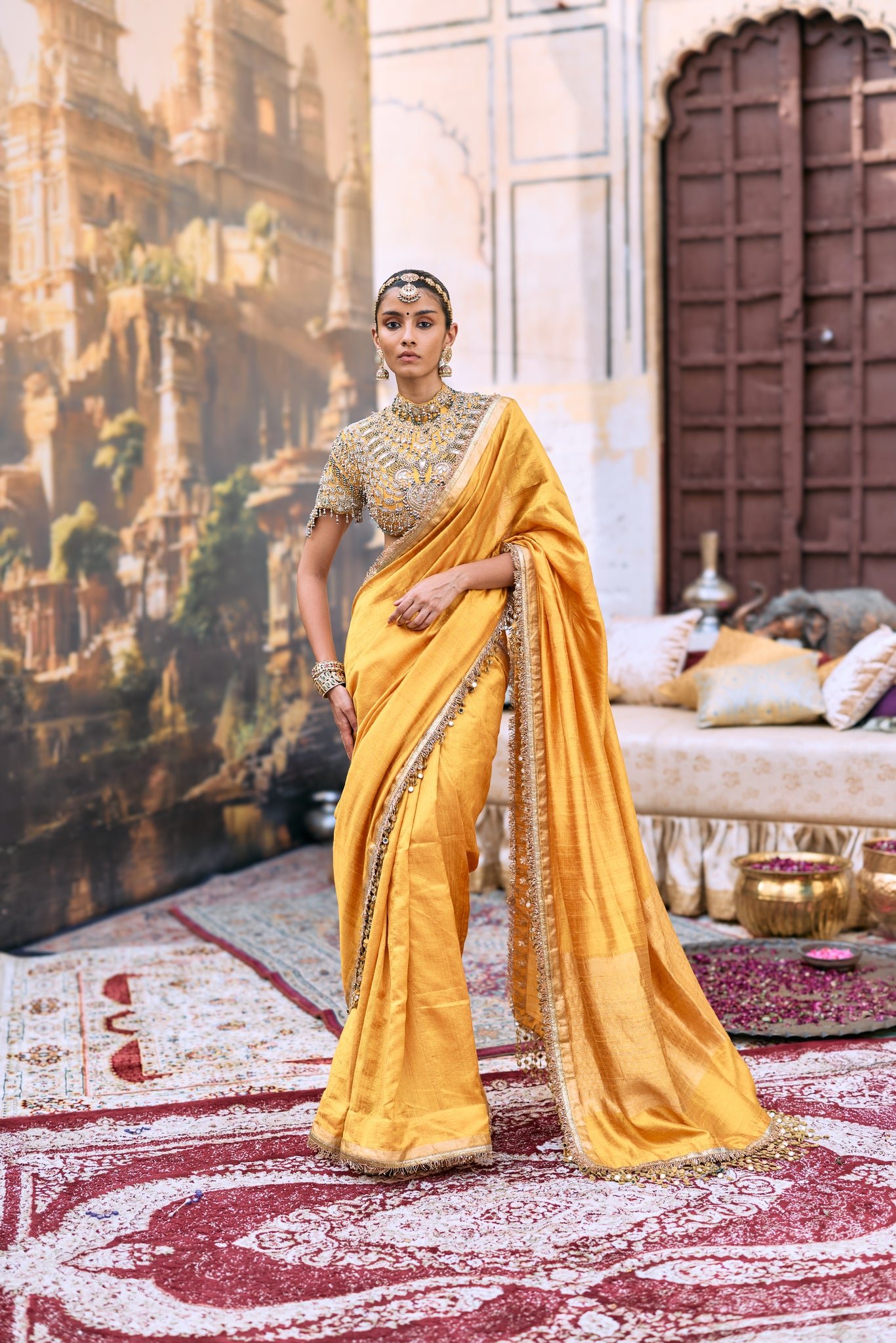 IT_3561.jpg Rajrekha Saree Set - Image 1