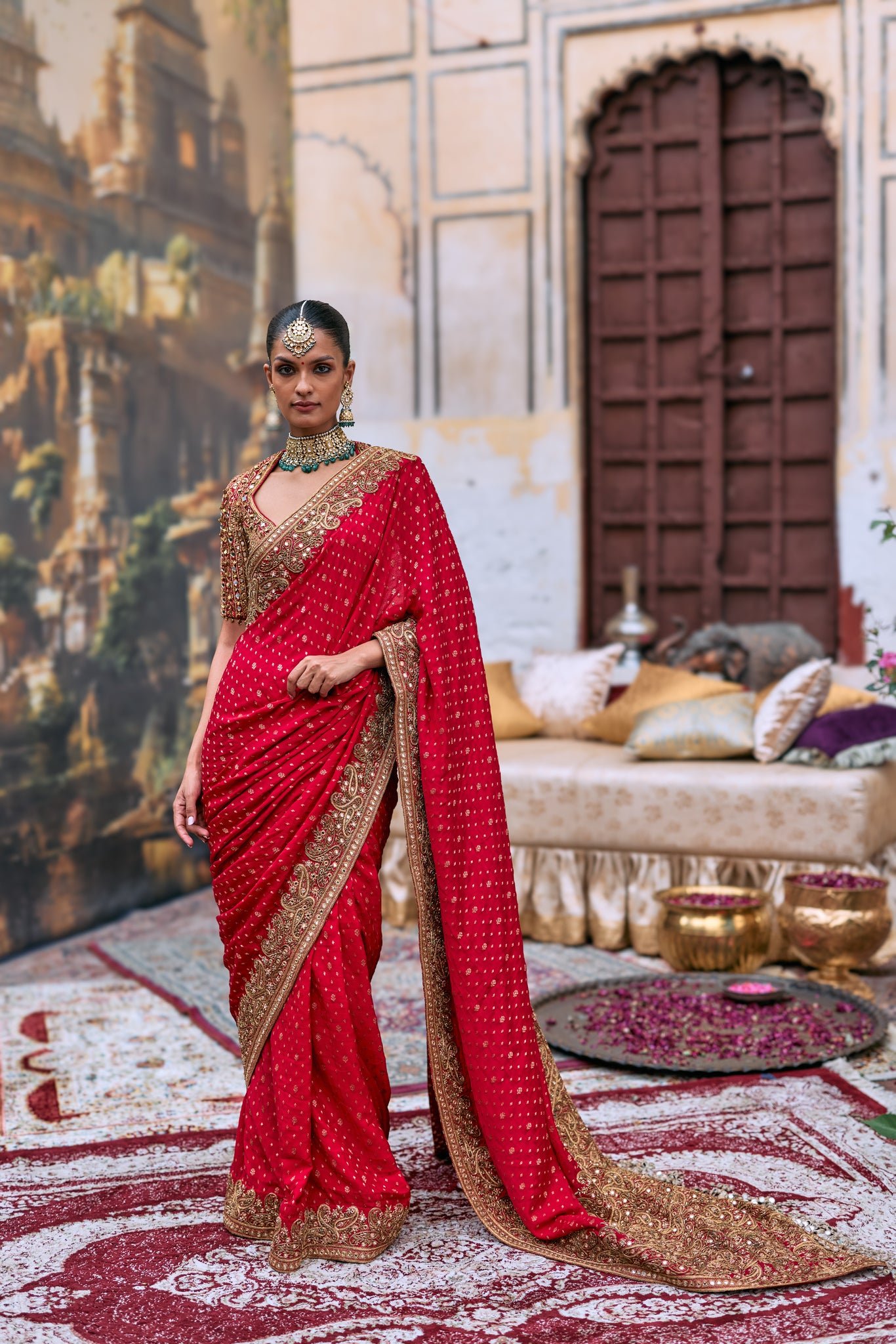 IT_5129.jpg Surangana Saree Set - Image 1