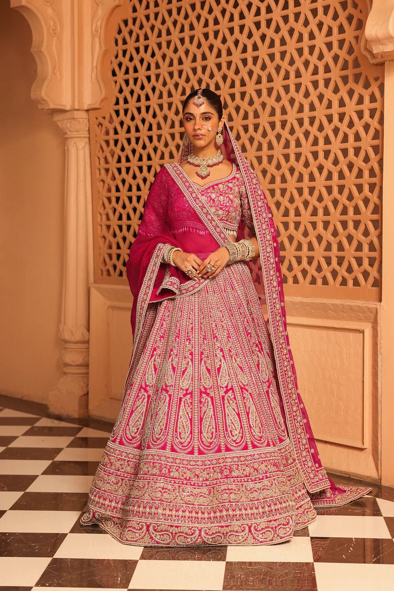 SB-4112copy.jpg Inaya - Rani Hotpink Lehenga With Blouse And Dupatta - Image 1