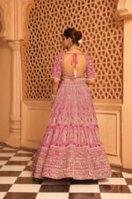 Inaya - Rani Hotpink Lehenga With Blouse And Dupatta - Image 6