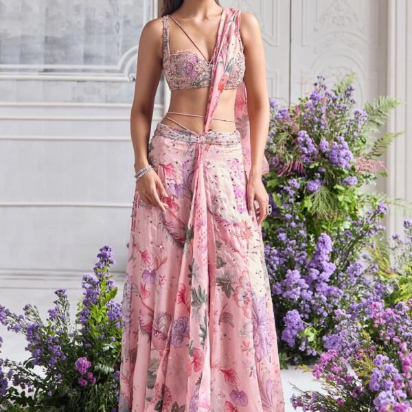 Amani Pre-Draped Lehenga Saree