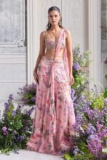 Amani Pre-Draped Lehenga Saree - Image 3