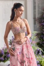 Amani Pre-Draped Lehenga Saree - Image 4