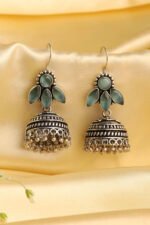 Mint Green Stone Earrings