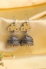 Mint Green Stone Earrings - Image 3