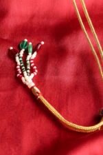 Multicolour Gold Plated Alloy Studded Necklace Set - Image 6