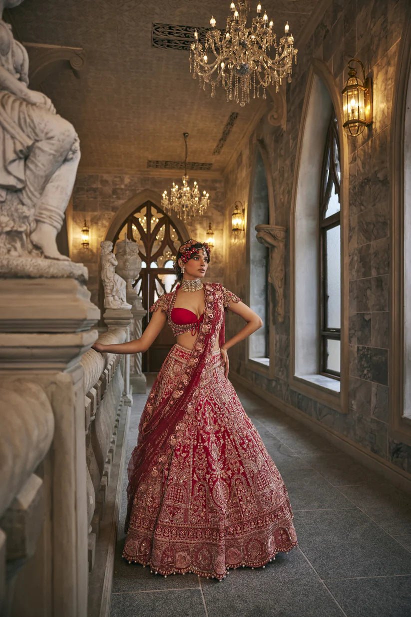 rn-image_picker_lib_temp_f24edf4e-30b0-460b-817d-13e27014554c.jpg Swans of Siam Lehenga Set - Image 1